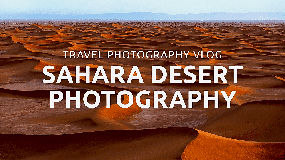 Sandy dunes illuminated by sunlight in the Sahara Desert, Morocco